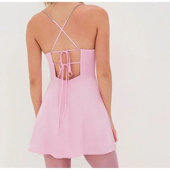 For Love & Lemons Elora Rhinestone Dress – NWT – Size Medium - Picture 11 of 16